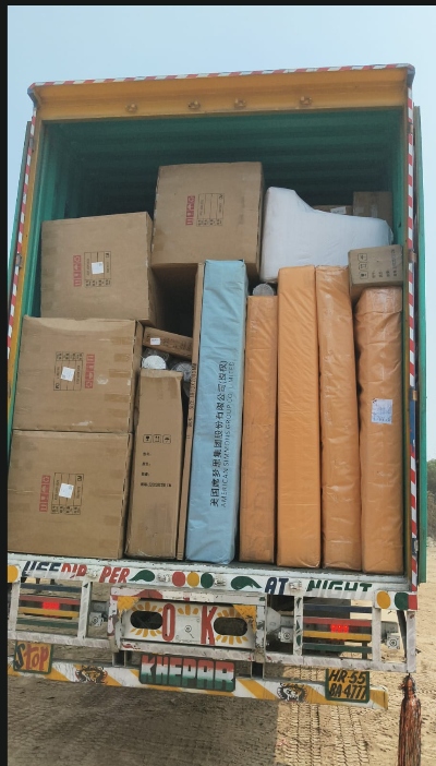 Mixed cargo loaded into a container for PAN-India movement