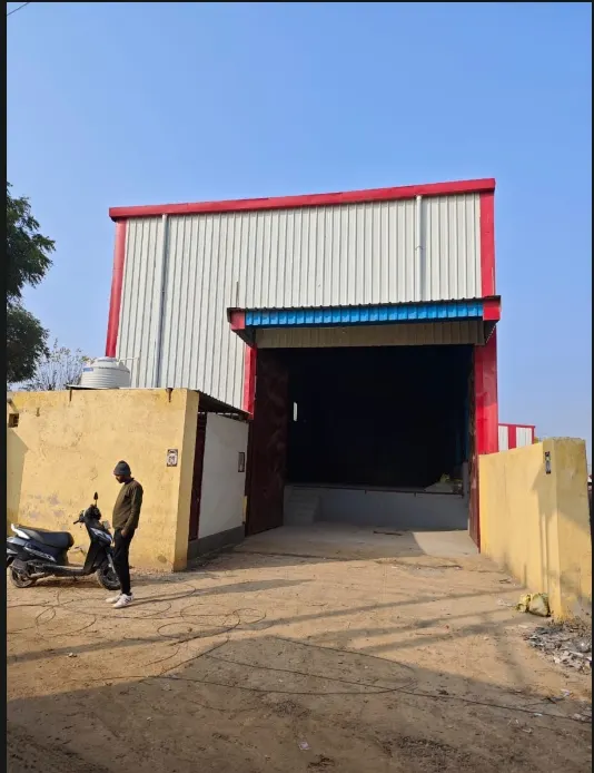Exterior of a warehouse facility